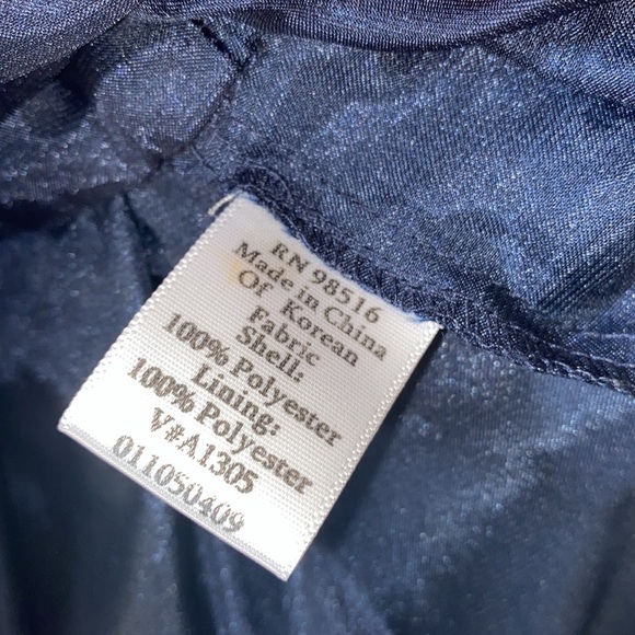 Coldwater Creek dress tulle bead‎ & sequins detail lined size 8 blue & gold - Picture 5 of 7